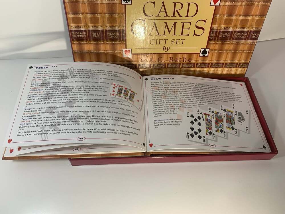 Card Games Book Gift Set by N.A.C